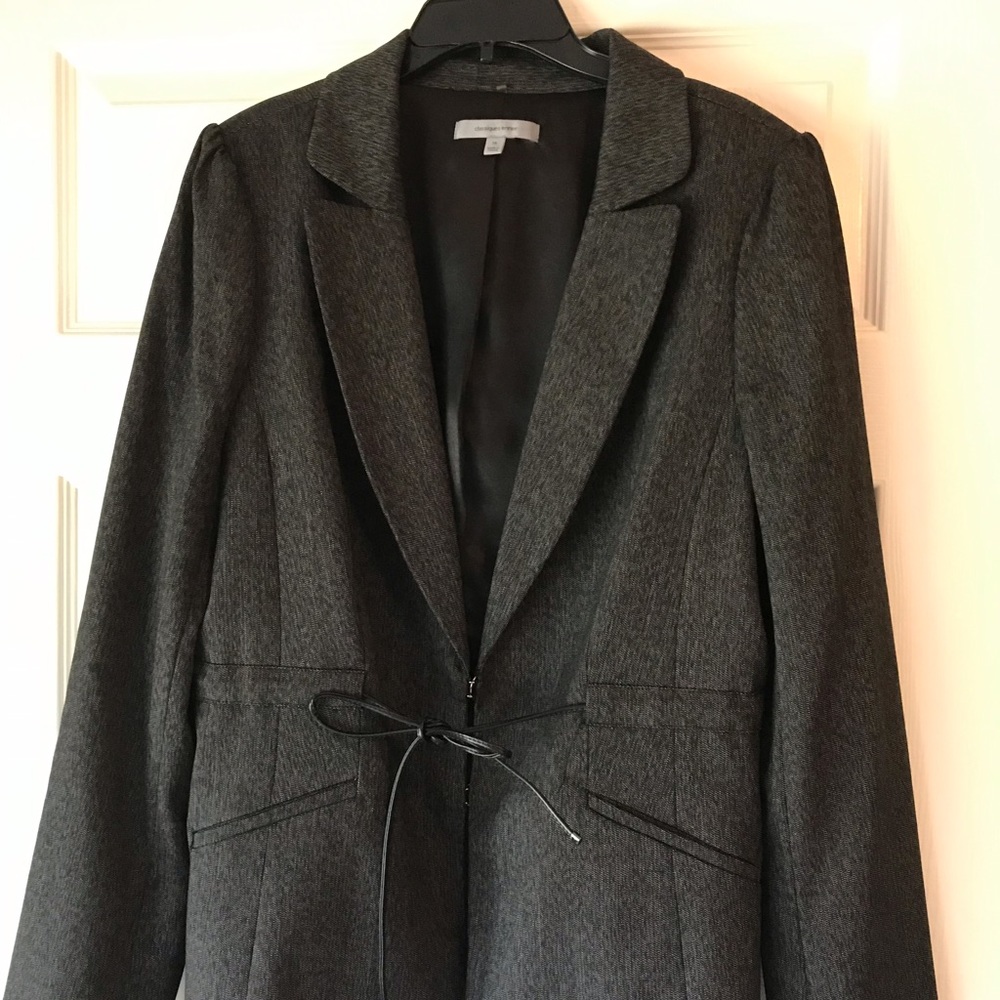Classiques Entier Fitted Tie Waist Suit Jacket